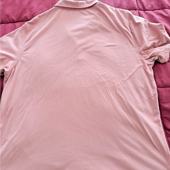 Quiksilver Pink Polo Shirt Classic Knit Style - Picture 3 of 3